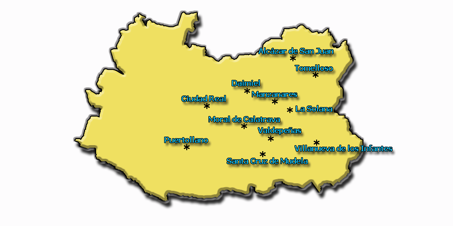 Mapa de Ciudad Real